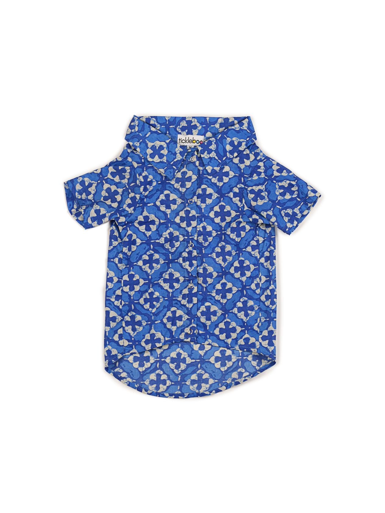 Indigo Batik Print Shirt