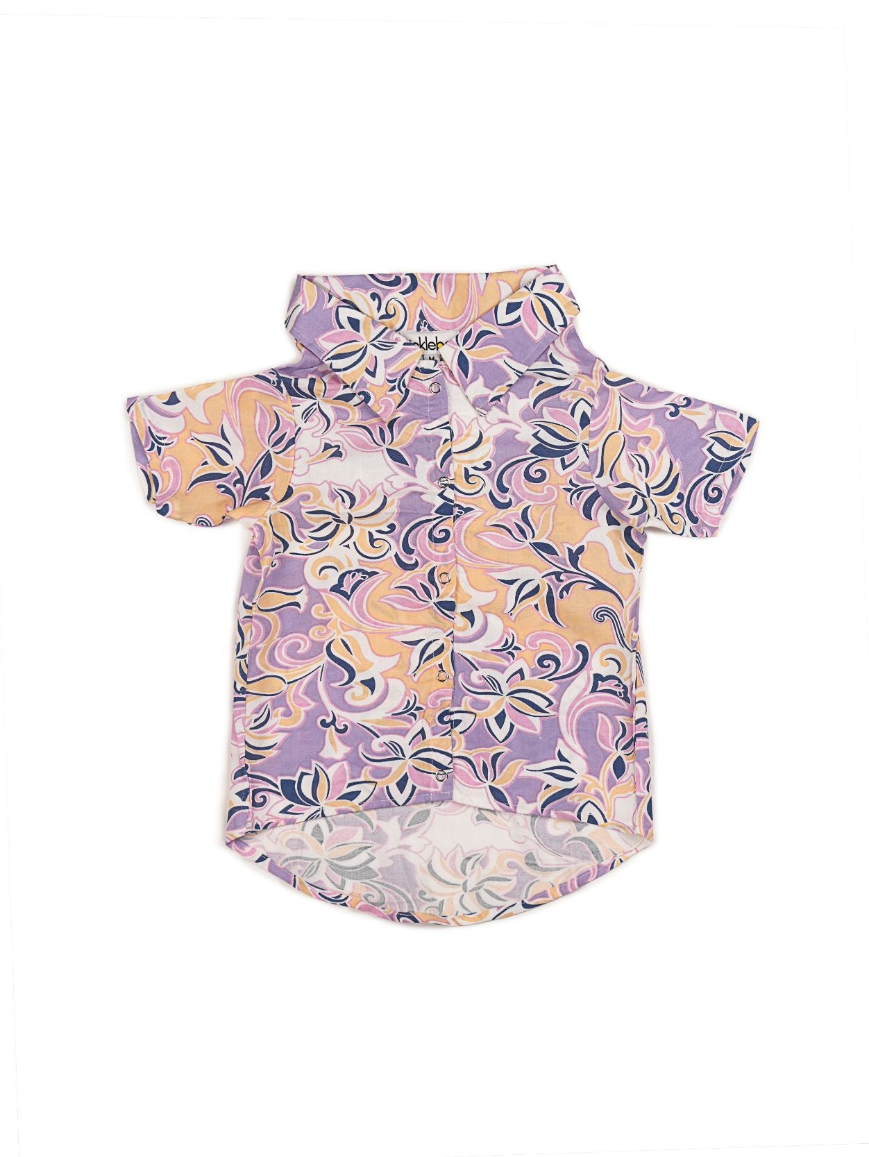 Lilac Abstract Print Shirt