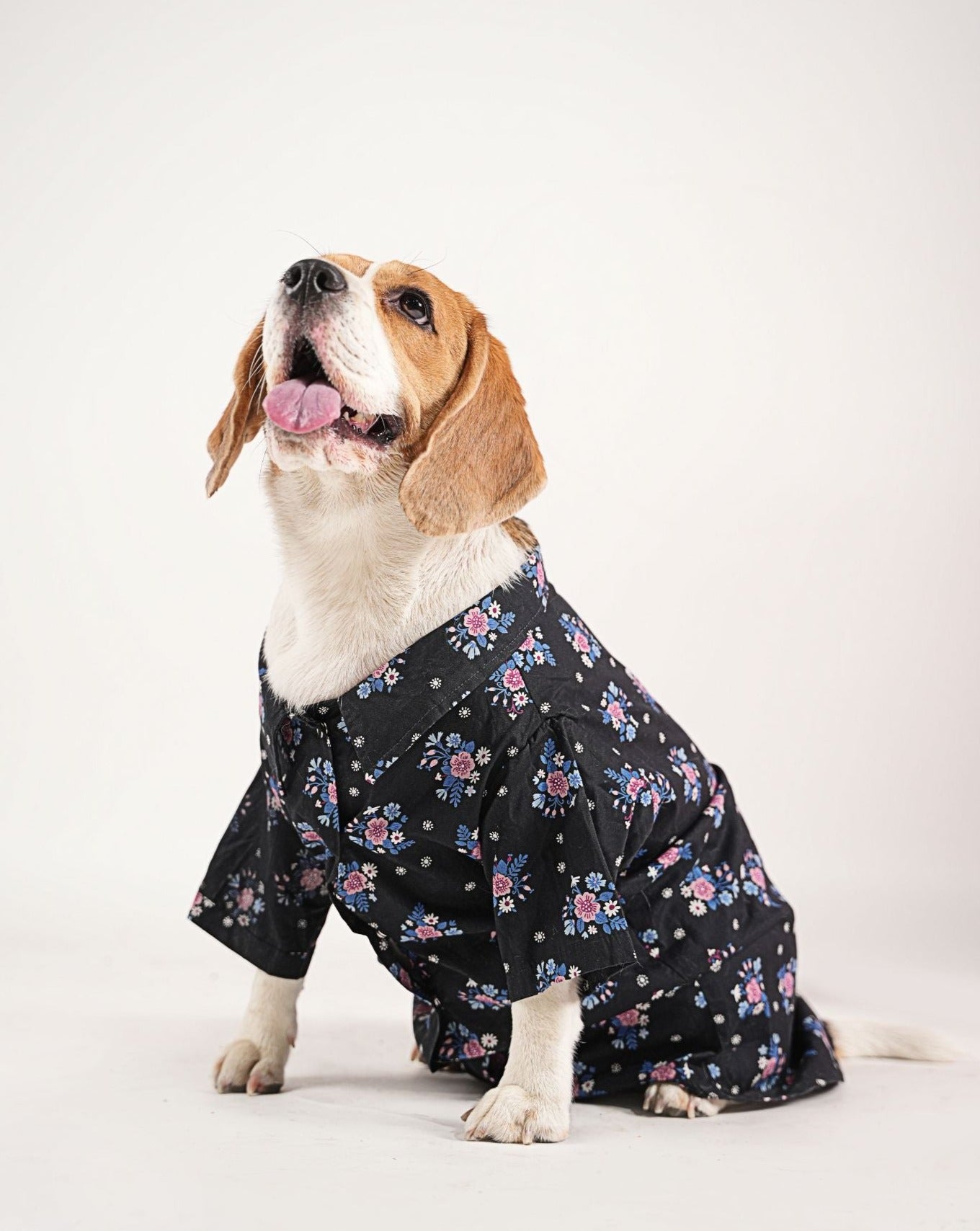 Black Floral Shirt