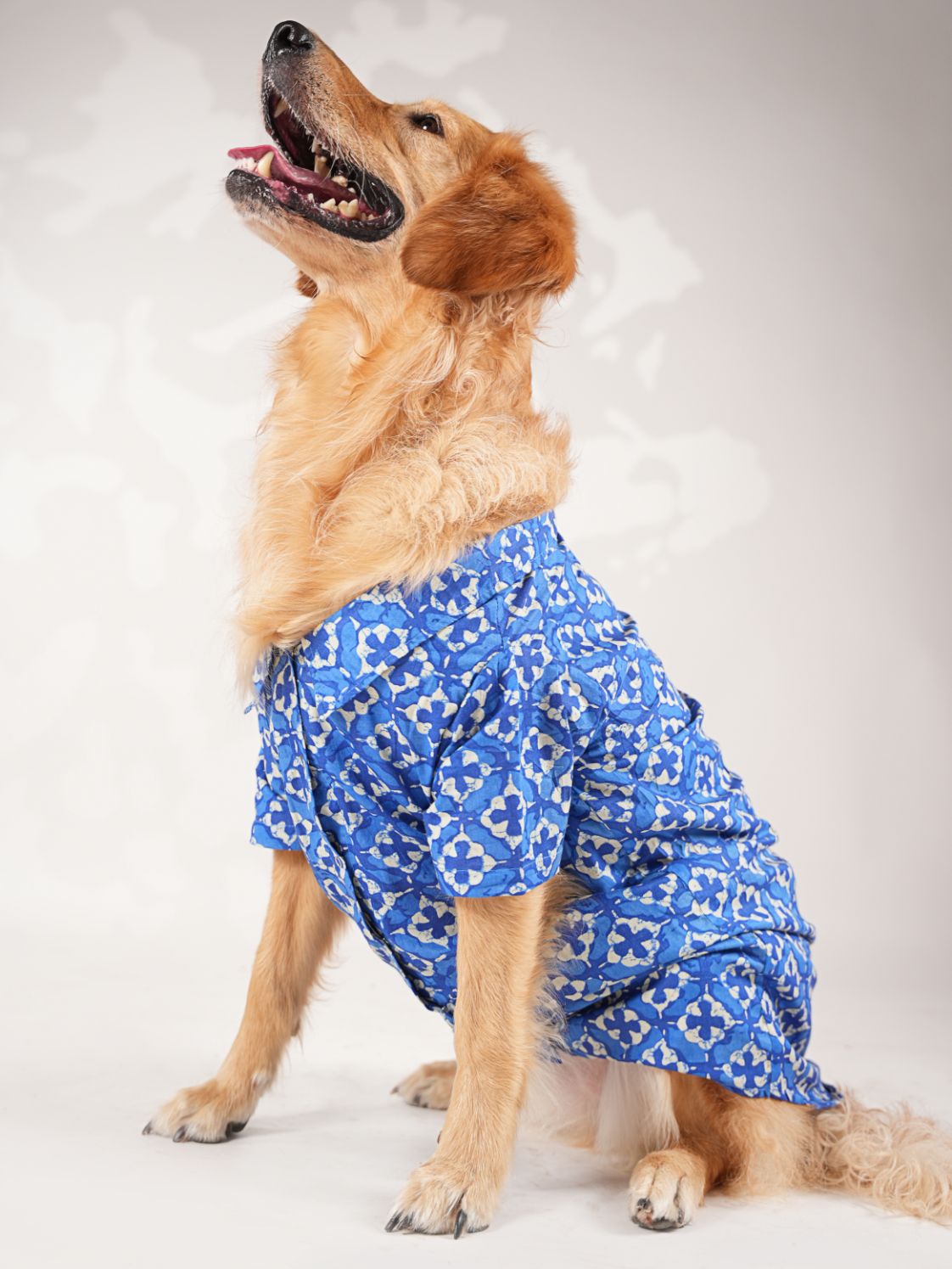 Indigo Batik Print Shirt