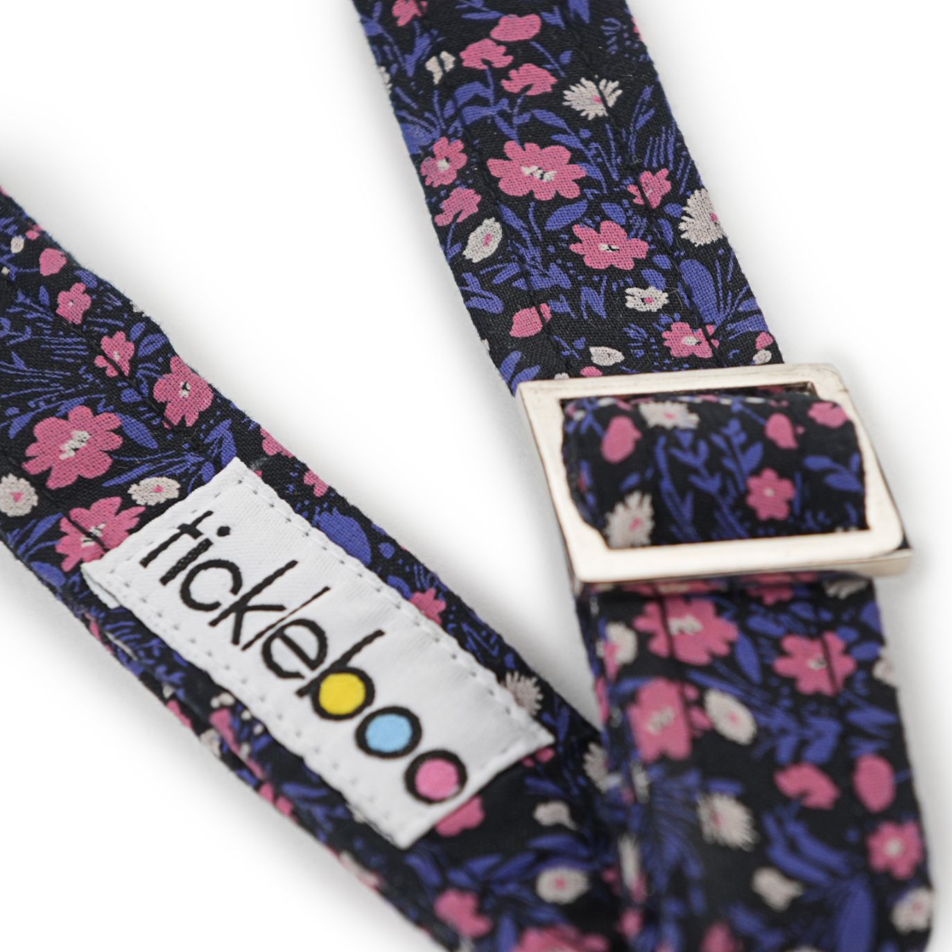 Black Floral Print Collar