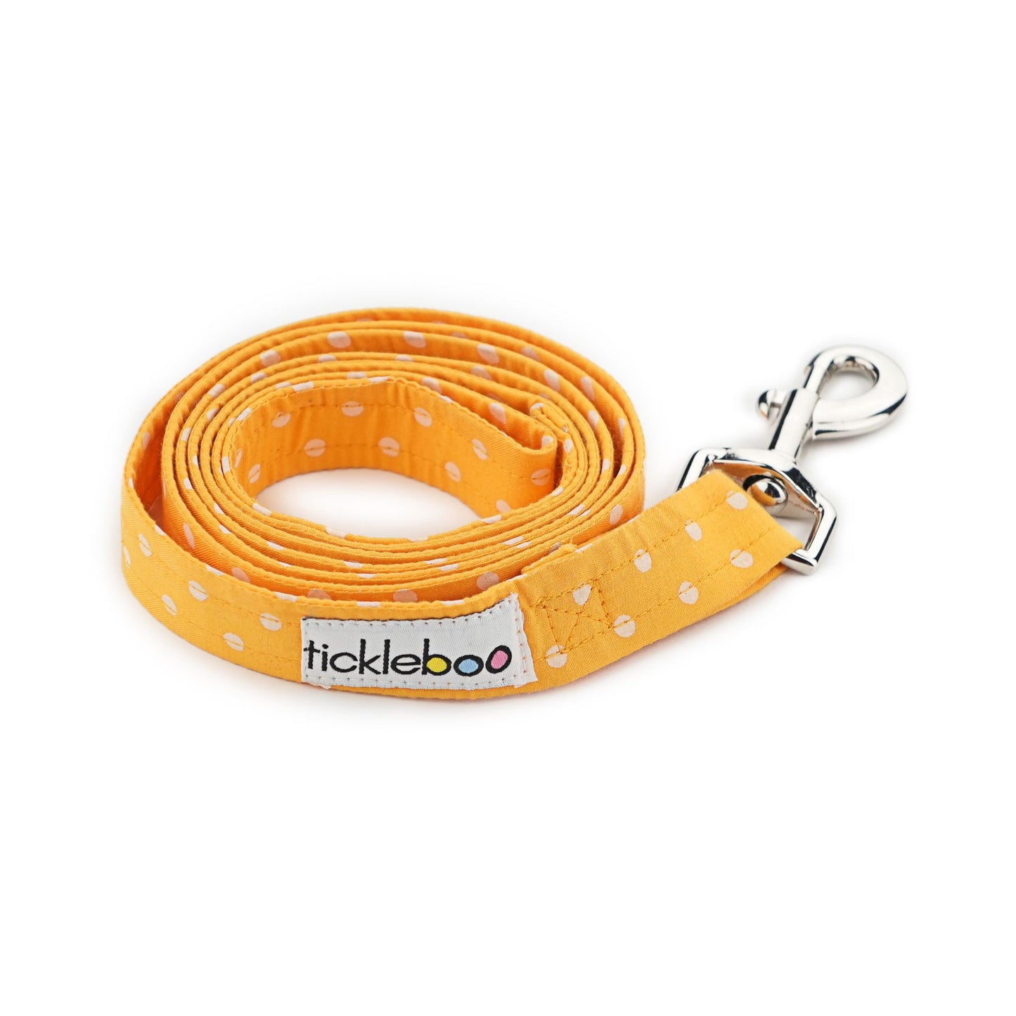 Yellow Polka Dot Print Leash