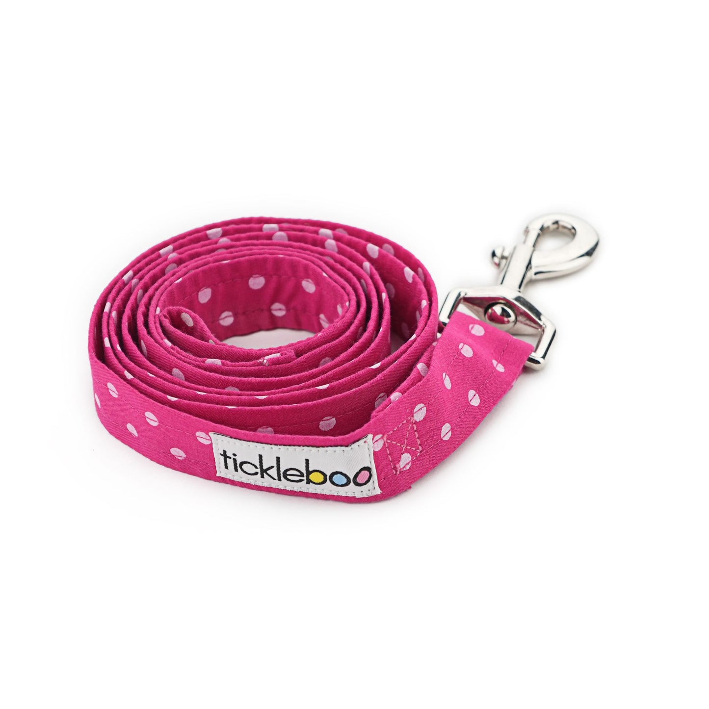 Pink Polka Dot Print Leash