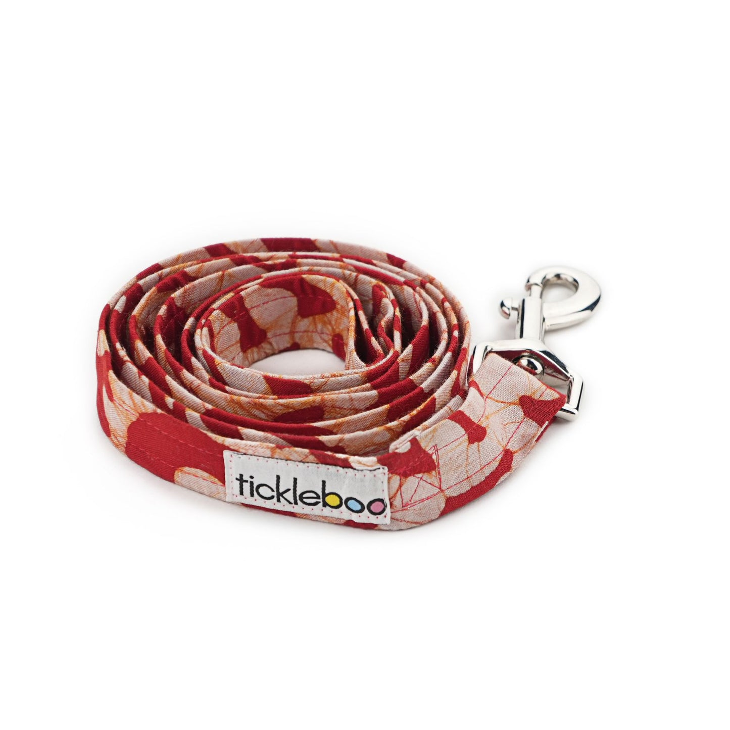 Red Batik Print Leash