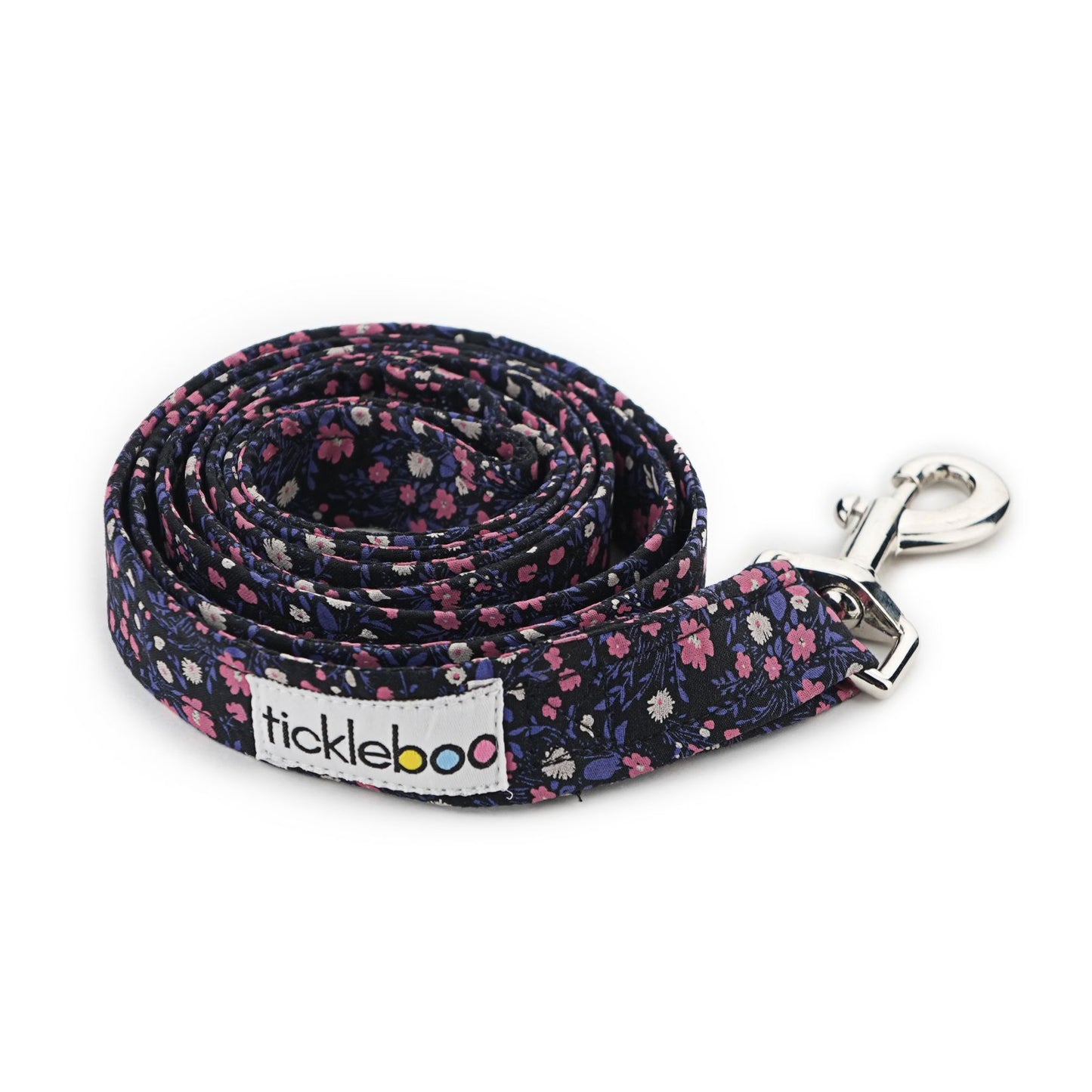 Black Floral Print Leash