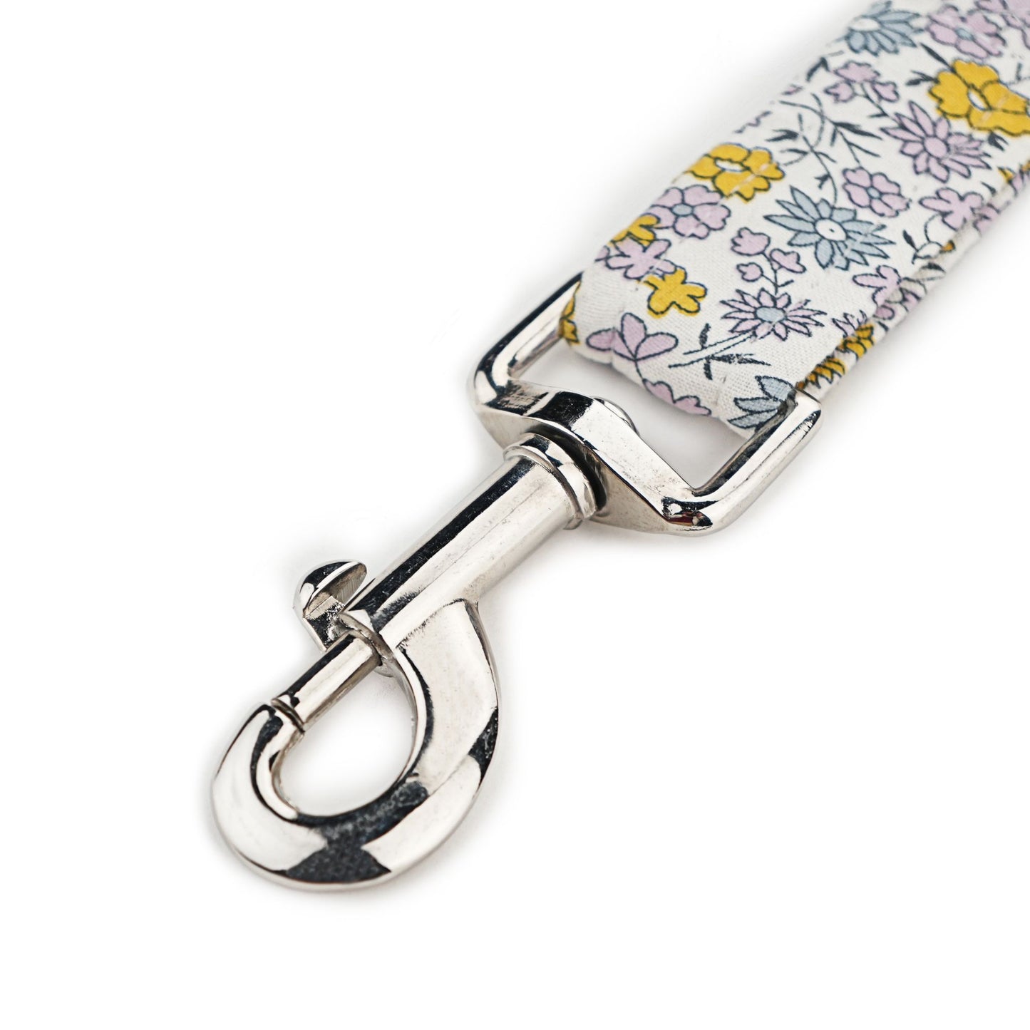 White Floral Print Leash