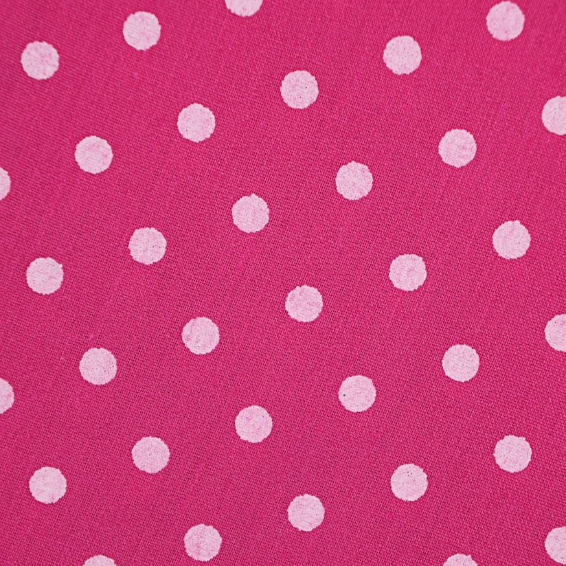 Pink Polka Dot Print Bandana