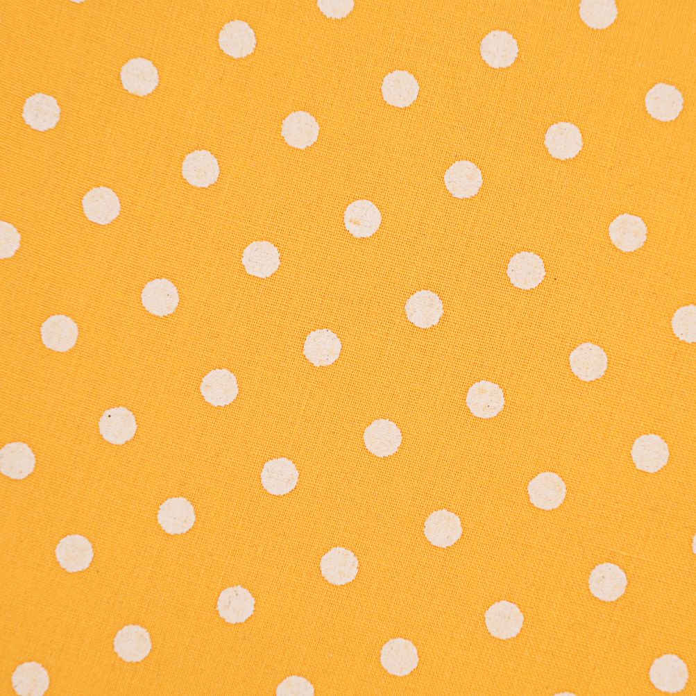 Yellow Polka Dot Print Bandana