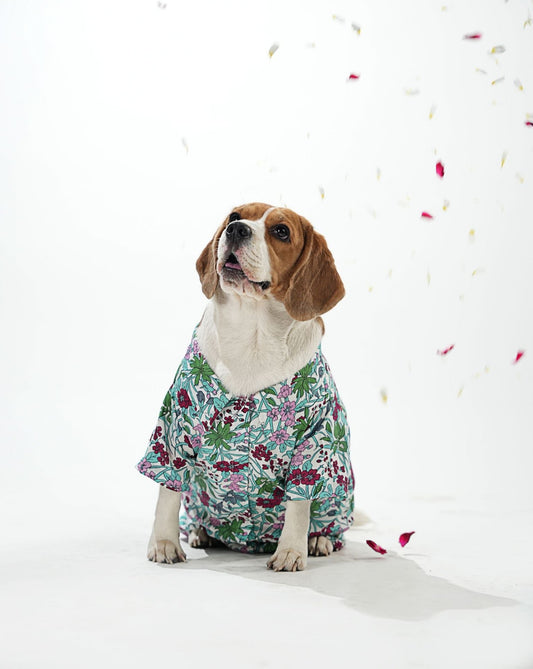 Green Floral Shirt