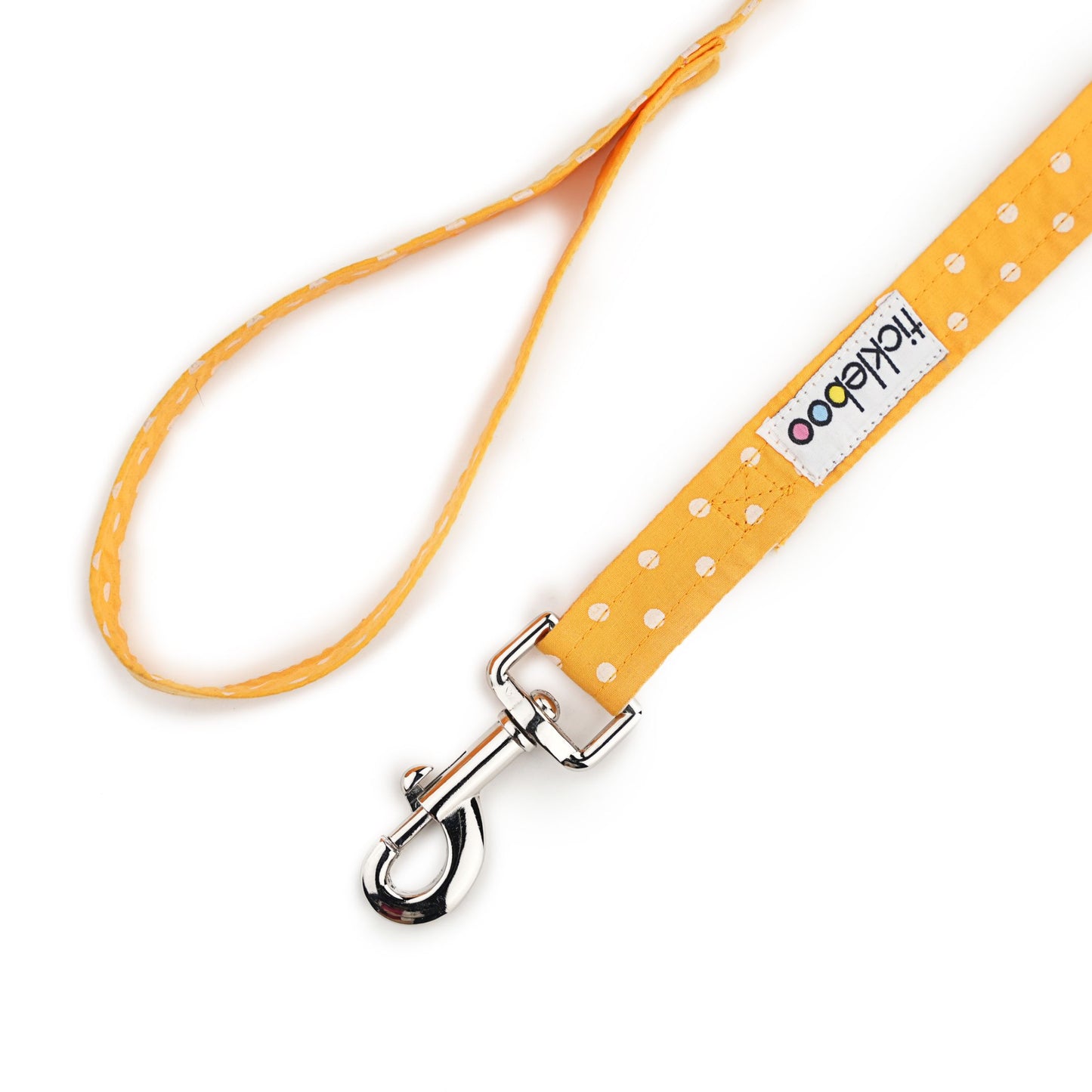 Yellow Polka Dot Print Leash