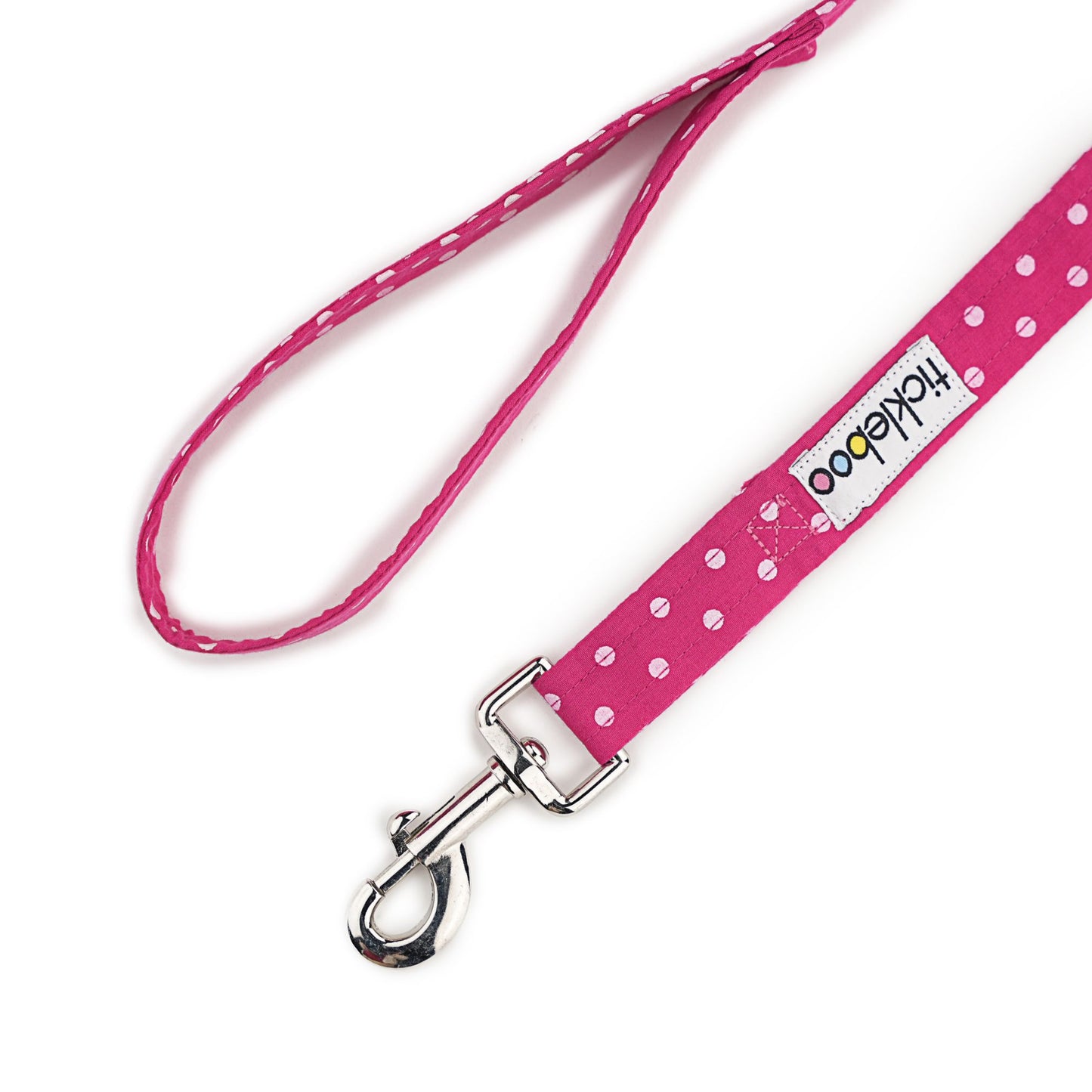 Pink Polka Dot Print Leash