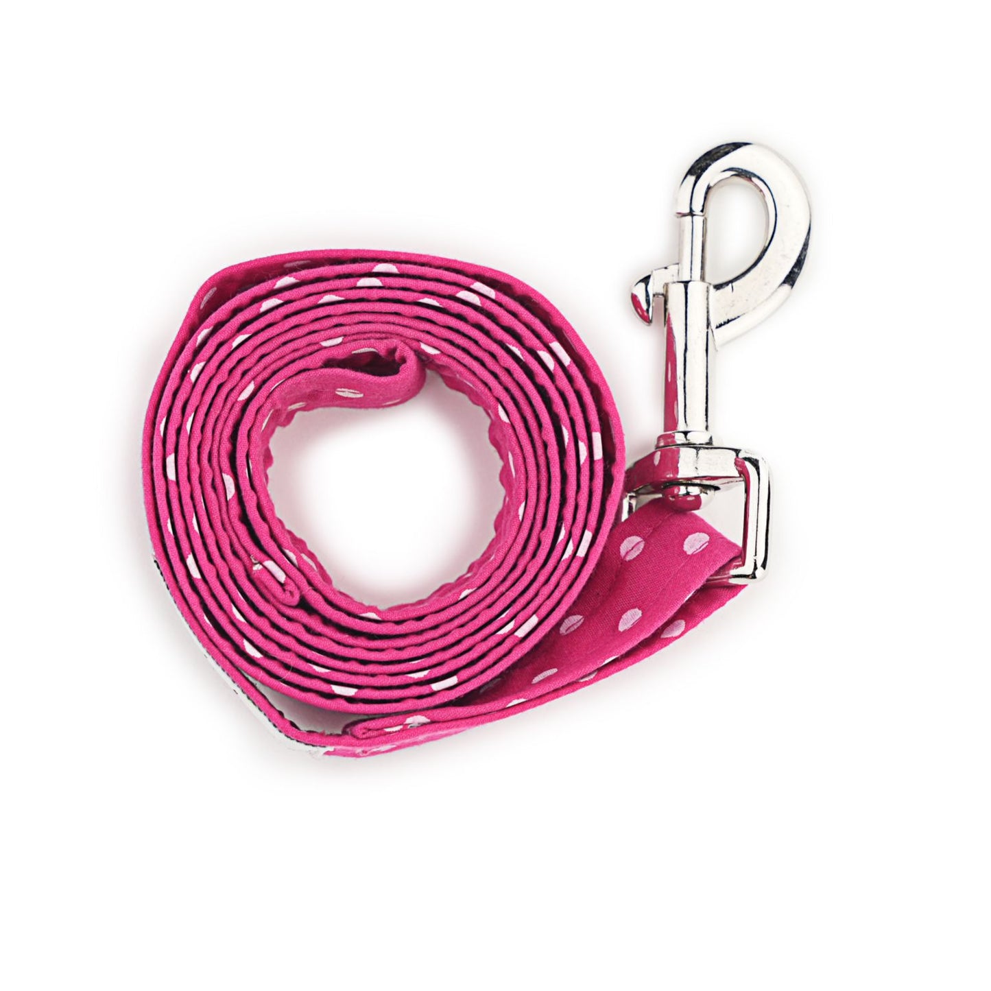 Pink Polka Dot Print Leash