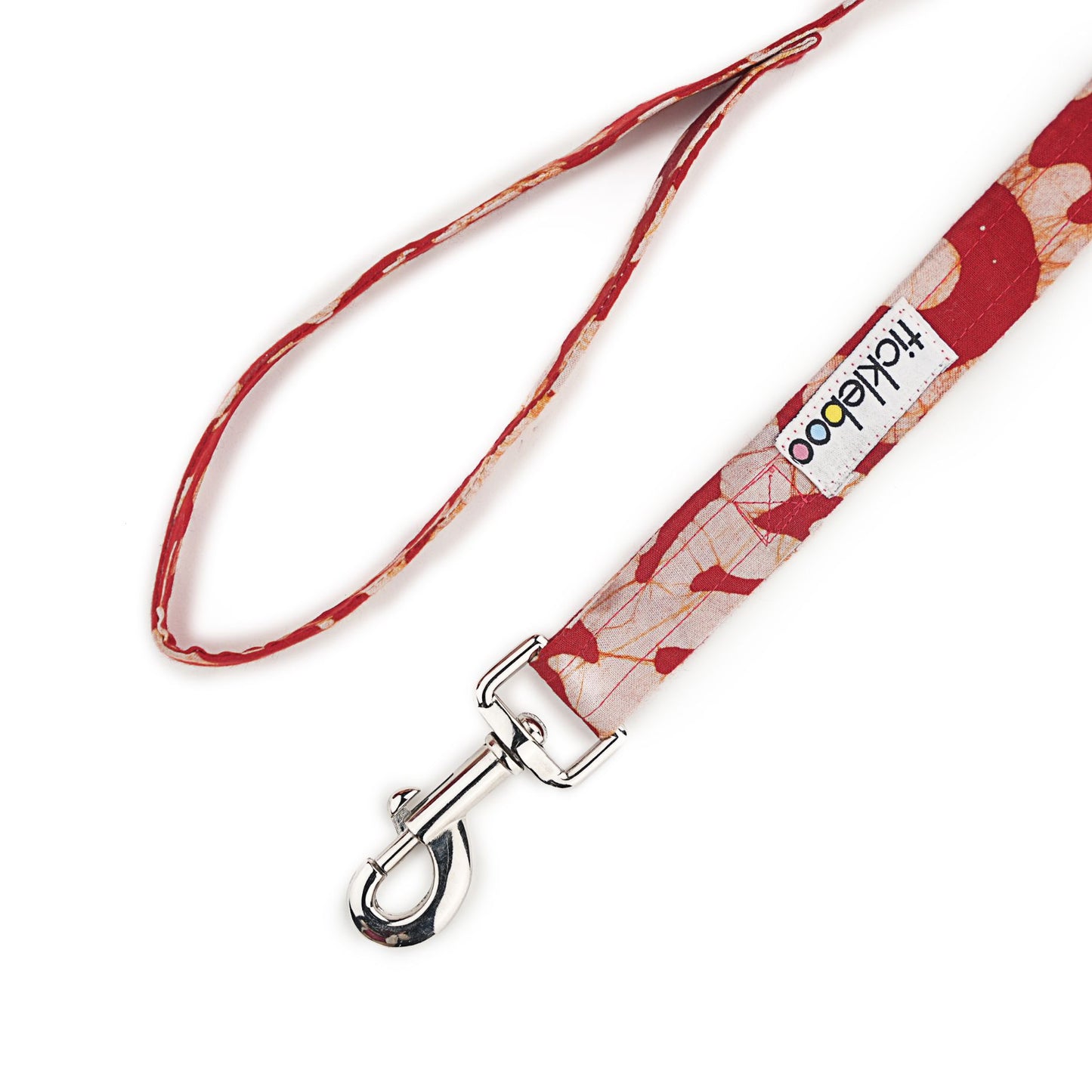 Red Batik Print Leash