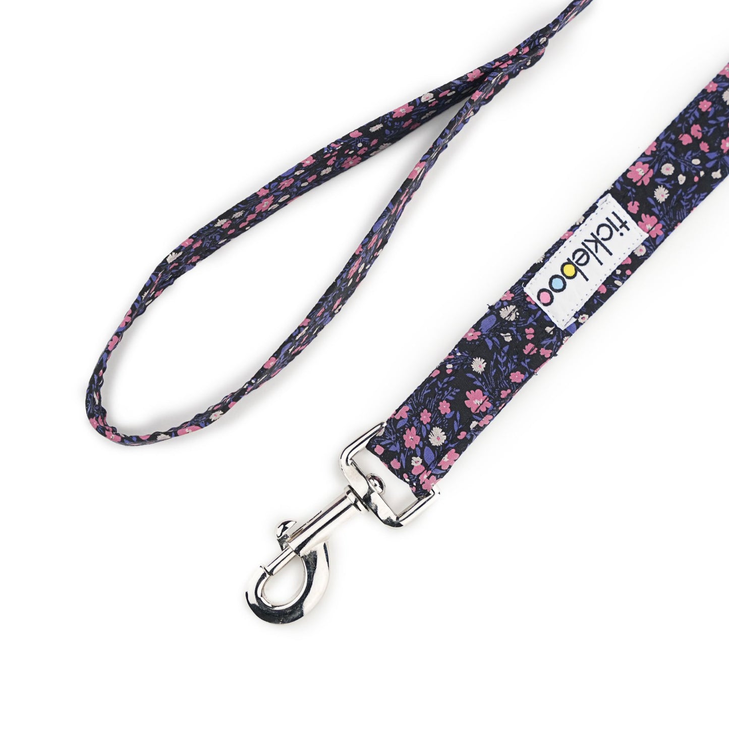 Black Floral Print Leash