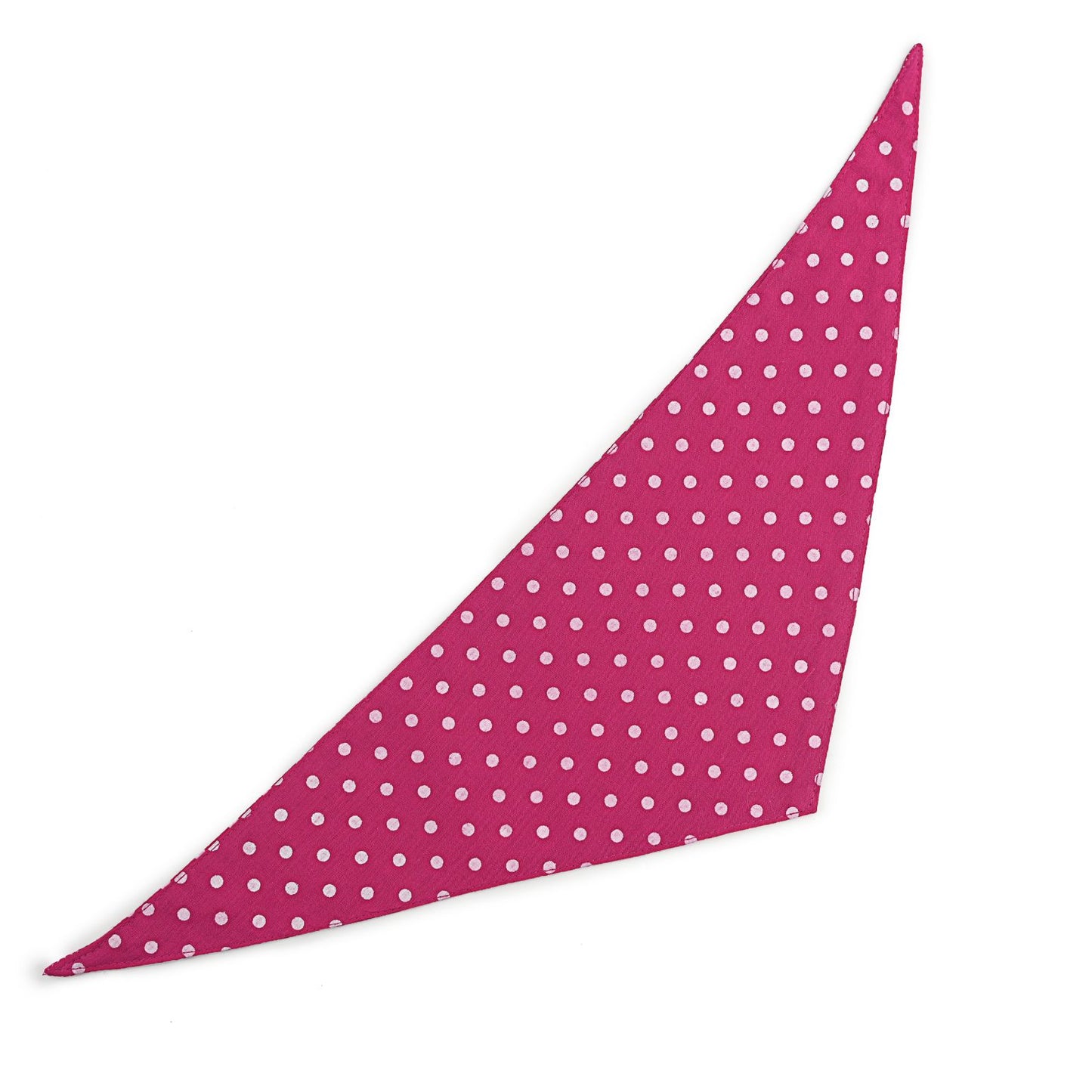 Pink Polka Dot Print Bandana