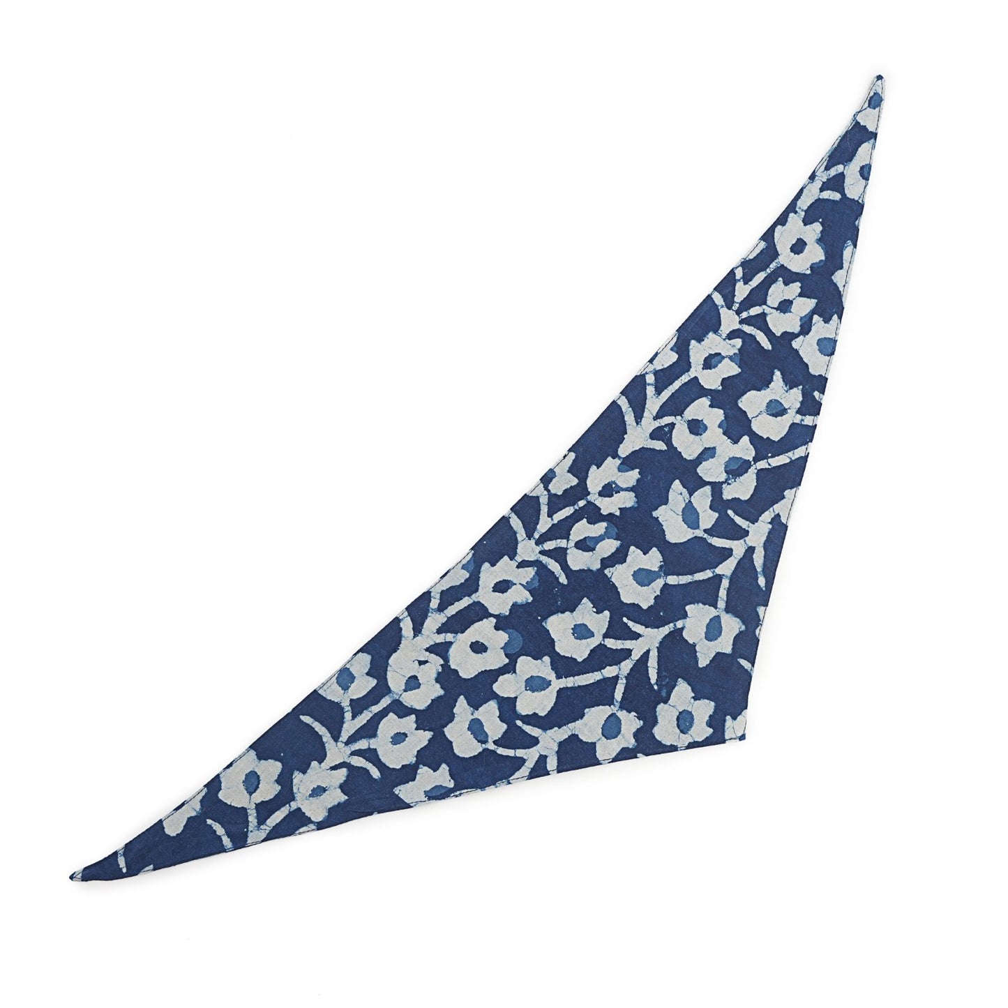 Indigo Batik Print Bandana