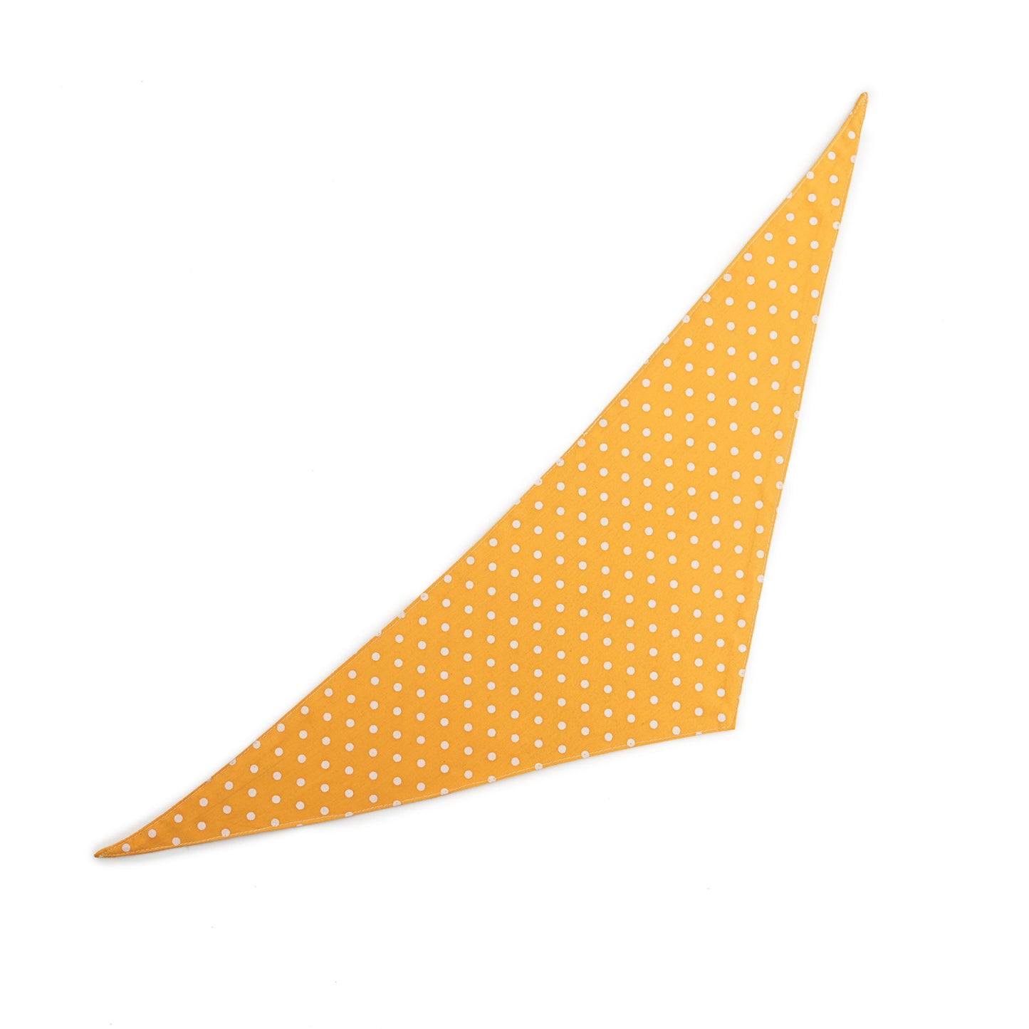 Yellow Polka Dot Print Bandana