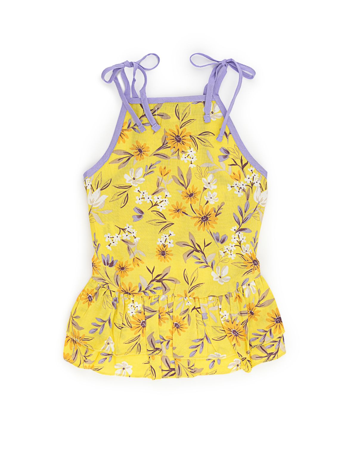 Yellow Floral Dress