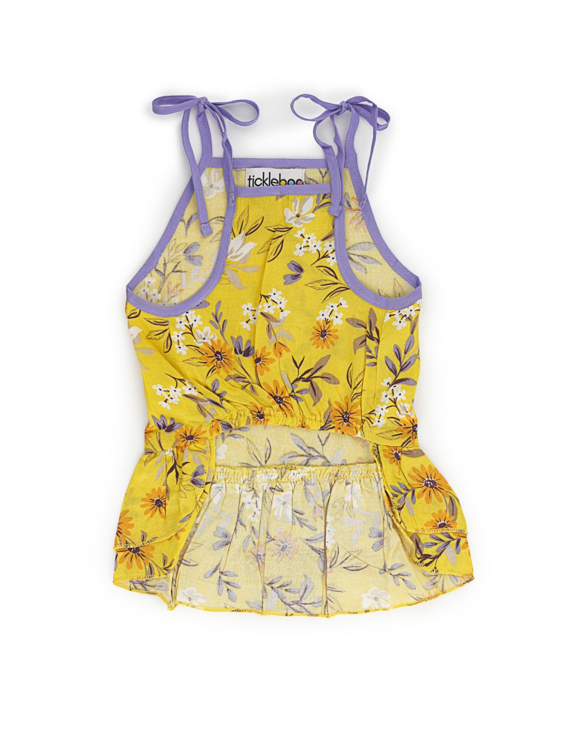 Yellow Floral Dress