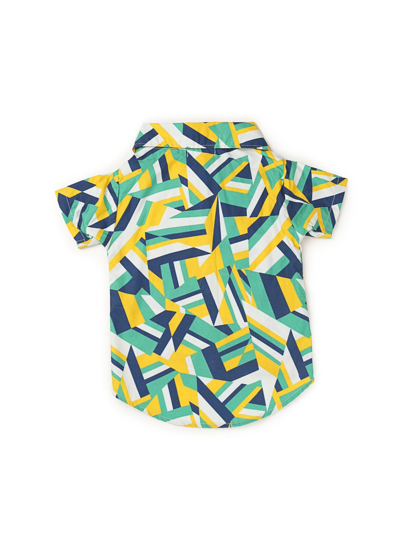 Green Geometric Shirt