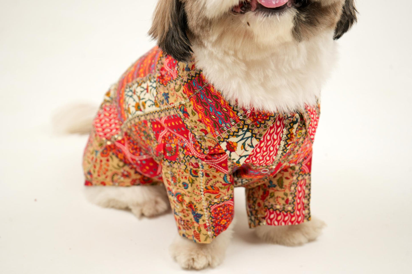 Red Ethnic Shirt